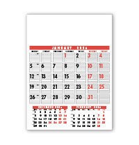 Commercial Planner - Red and Black