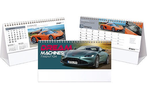 Dream Machines Desk Calendar
