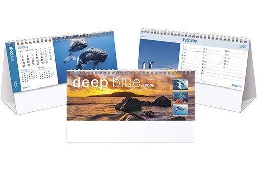 Deep Blue Desk